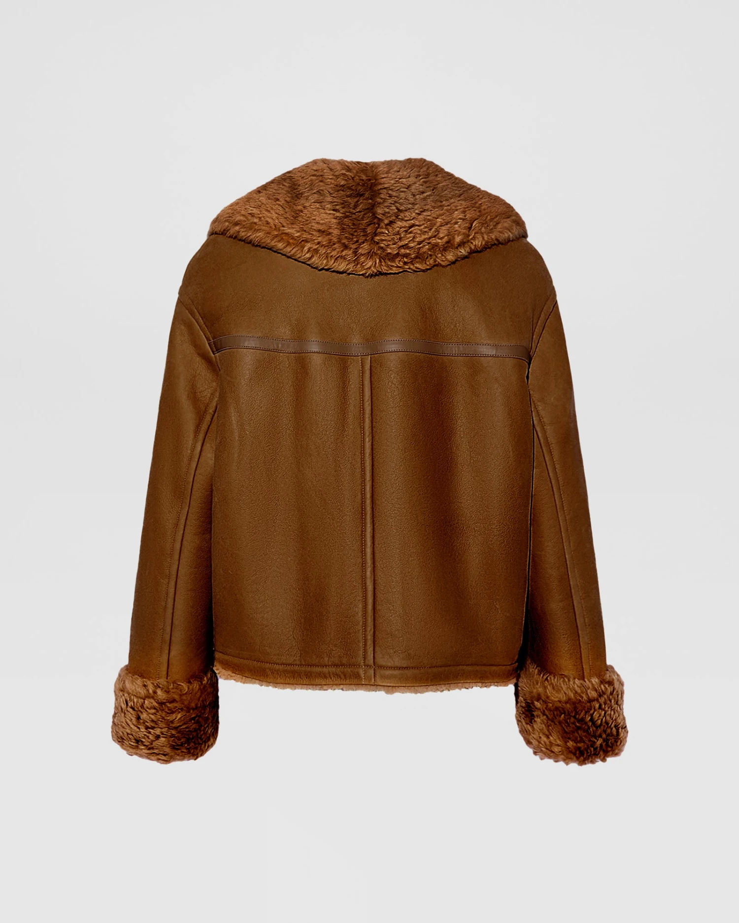 Veste Boxy En Agneau Mérinos Gonfio 8 Veste Boxy En Agneau Mérinos Gonfio – Image 6