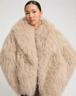 Veste Oversize En Agneau De Mongolie -yves salomon boutique 26WYV62668AGMOA2048 4 d823232d 78fb 4dde 9a9b a9d08a6e9dfb