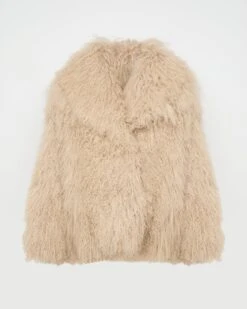 Veste Oversize En Agneau De Mongolie -yves salomon boutique 26WYV62668AGMOA2048 8