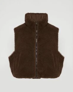 Doudoune Sans Manche Réversible En Tissu Technique Et Merinillo -yves salomon boutique 26wag01150dotma2253 3