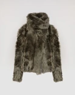 Veste Courte En Peau Lainée D'agneau De Toscane -yves salomon boutique 7WYV62155TOSXA9112 9 1913c6ee 1ac0 4fe4 9034 69b5e69fc84d